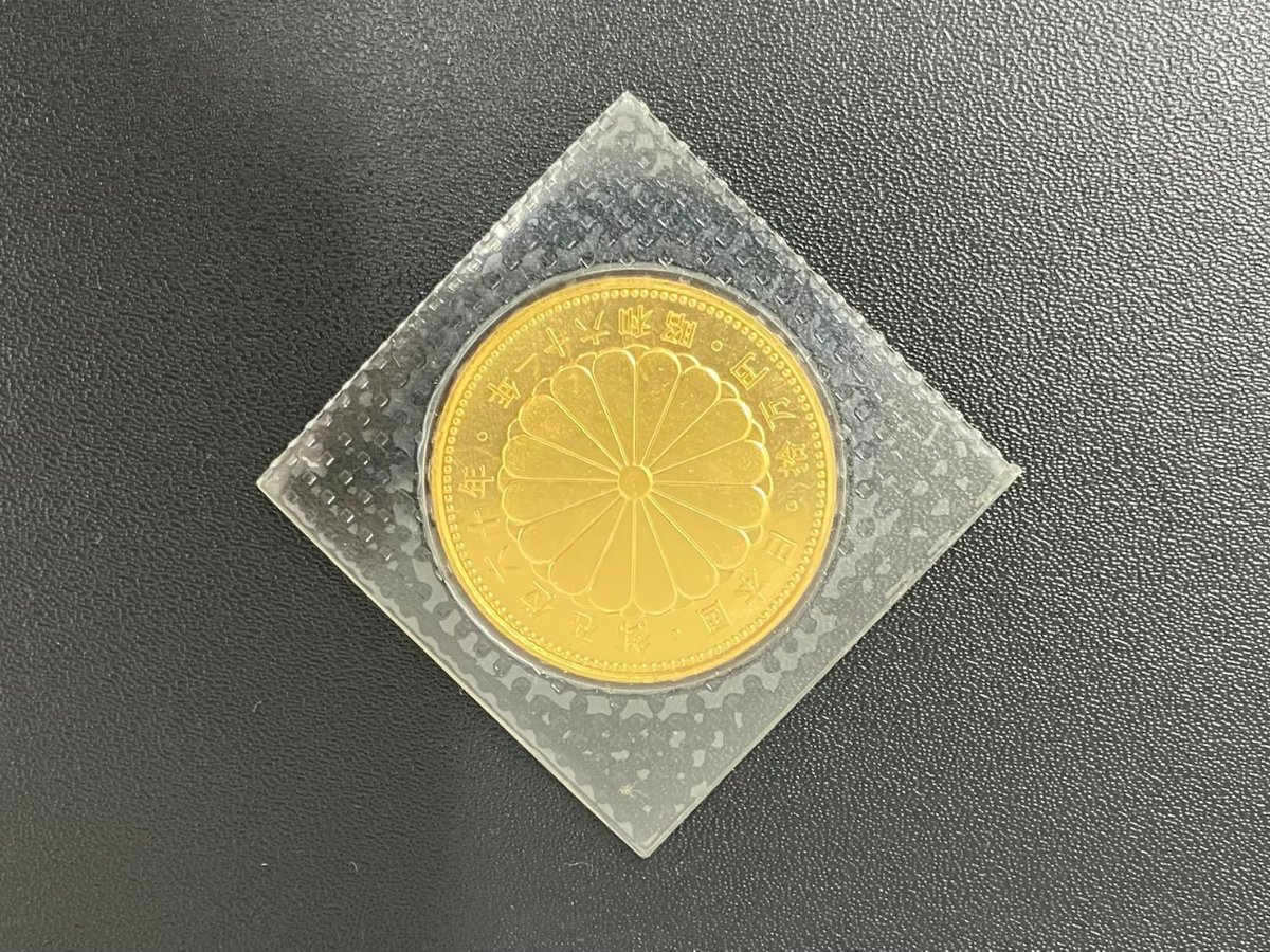 町田市で【天皇陛下御在位60年記念10万円金貨】を売るなら買取専門店大吉 町田成瀬が丘店へ